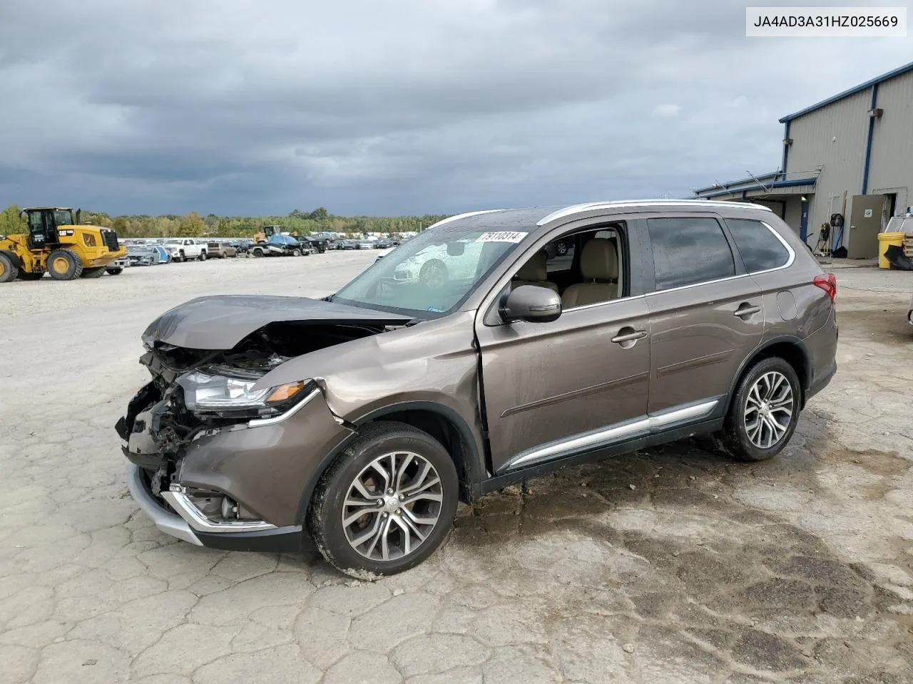 2017 Mitsubishi Outlander Se VIN: JA4AD3A31HZ025669 Lot: 79110314