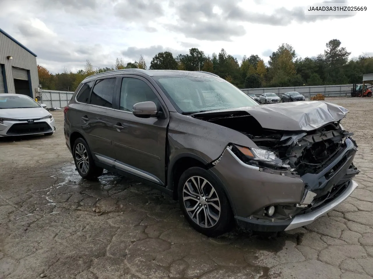 2017 Mitsubishi Outlander Se VIN: JA4AD3A31HZ025669 Lot: 79110314