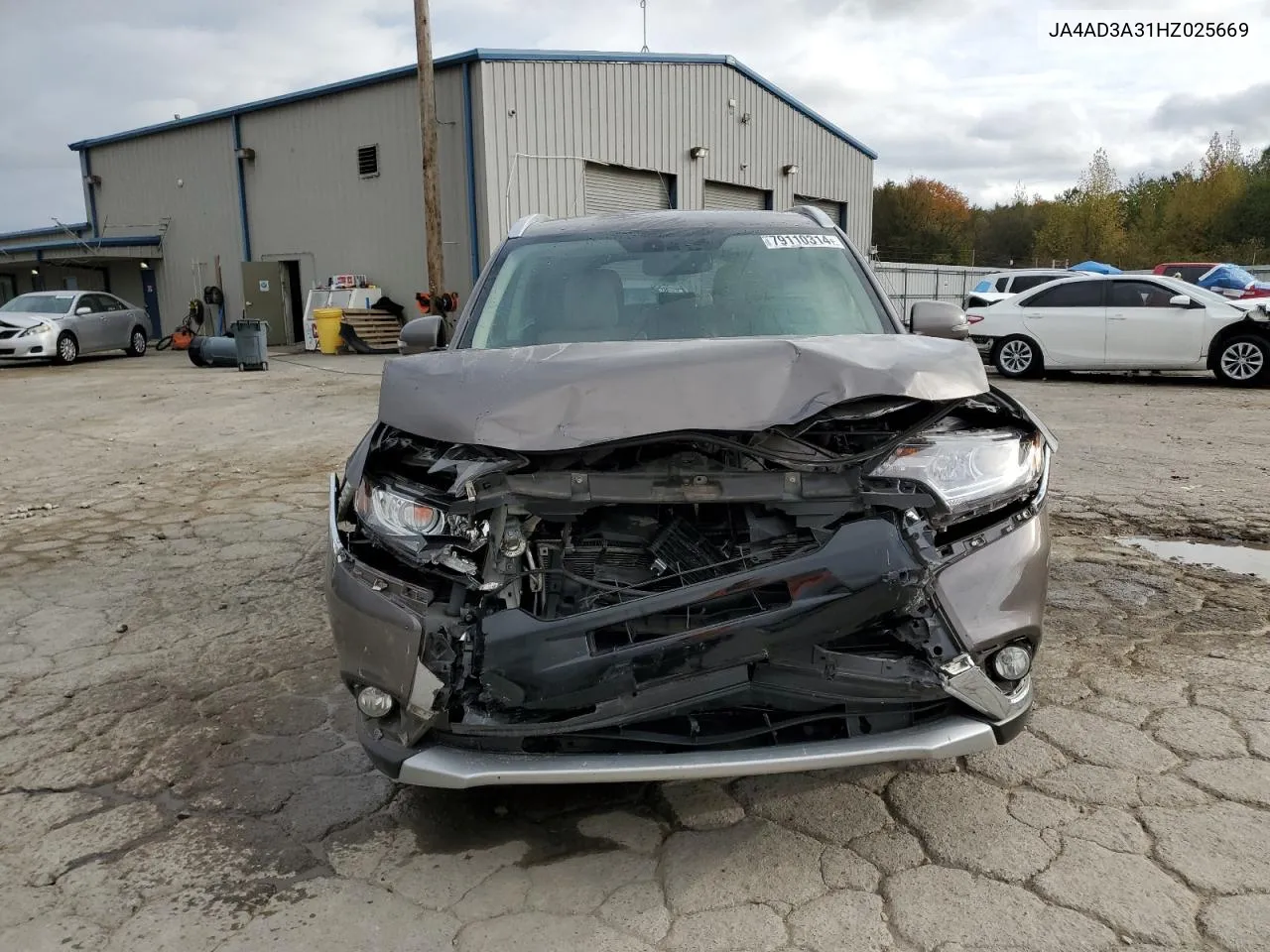 2017 Mitsubishi Outlander Se VIN: JA4AD3A31HZ025669 Lot: 79110314