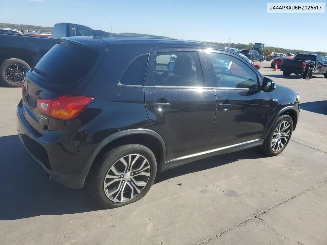 2017 Mitsubishi Outlander Sport Es VIN: JA4AP3AU5HZ026517 Lot: 79192974