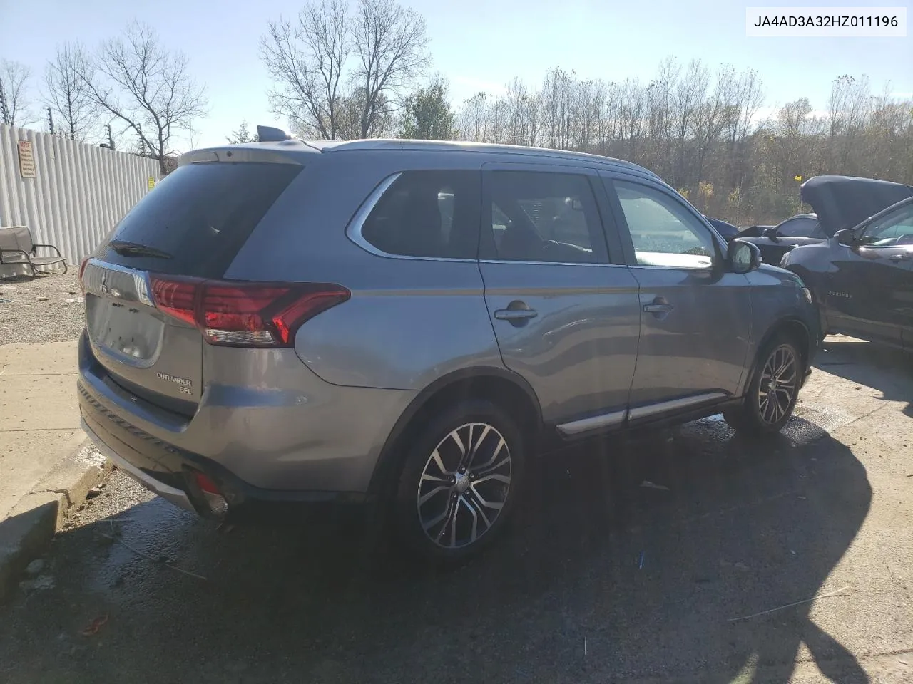 2017 Mitsubishi Outlander Se VIN: JA4AD3A32HZ011196 Lot: 79474354