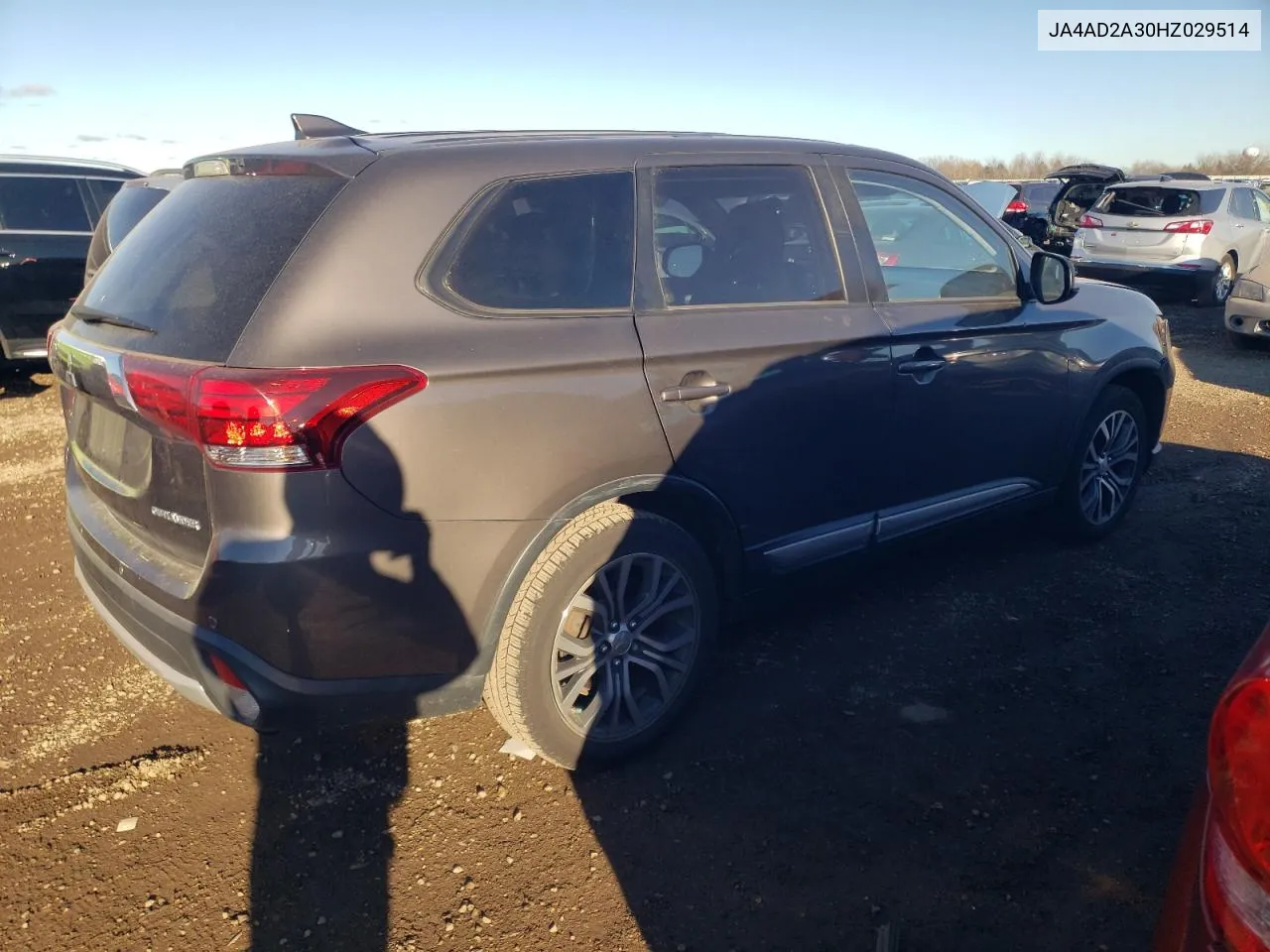 2017 Mitsubishi Outlander Es VIN: JA4AD2A30HZ029514 Lot: 80217154