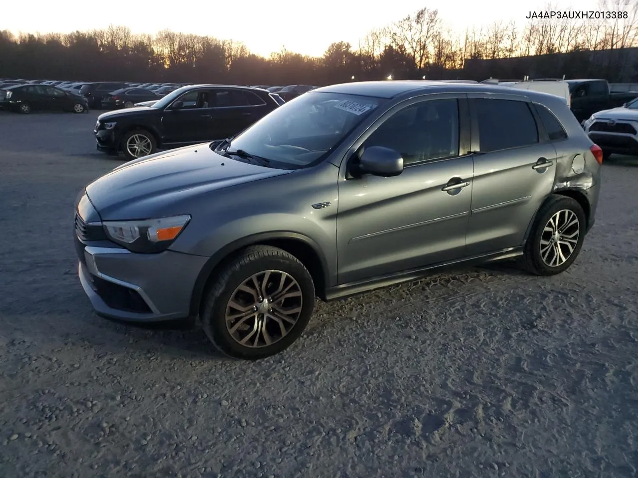 2017 Mitsubishi Outlander Sport Es VIN: JA4AP3AUXHZ013388 Lot: 80310724