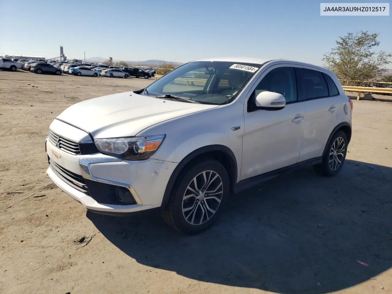 2017 Mitsubishi Outlander Sport Es VIN: JA4AR3AU9HZ012517 Lot: 80501584