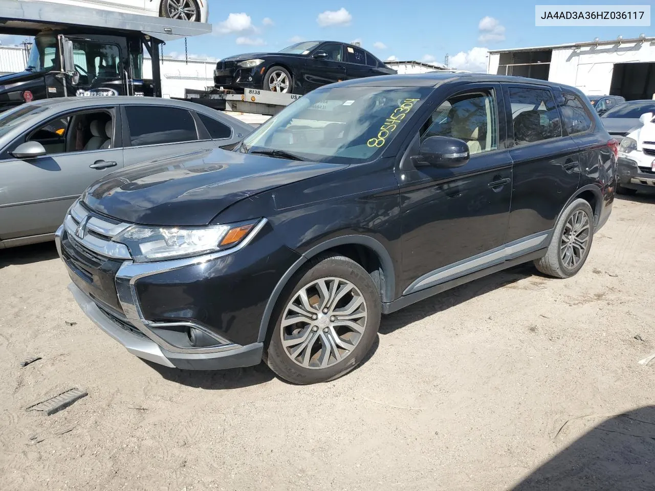 2017 Mitsubishi Outlander Se VIN: JA4AD3A36HZ036117 Lot: 80545304