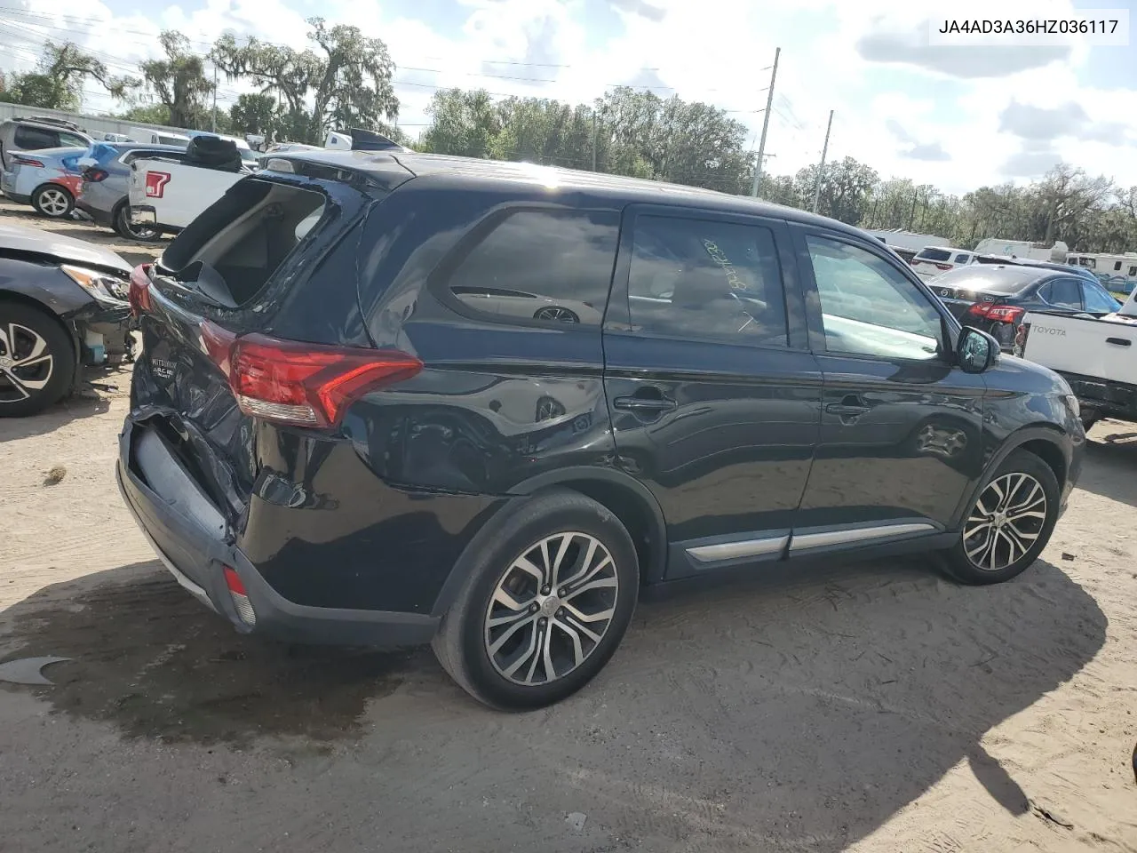 2017 Mitsubishi Outlander Se VIN: JA4AD3A36HZ036117 Lot: 80545304