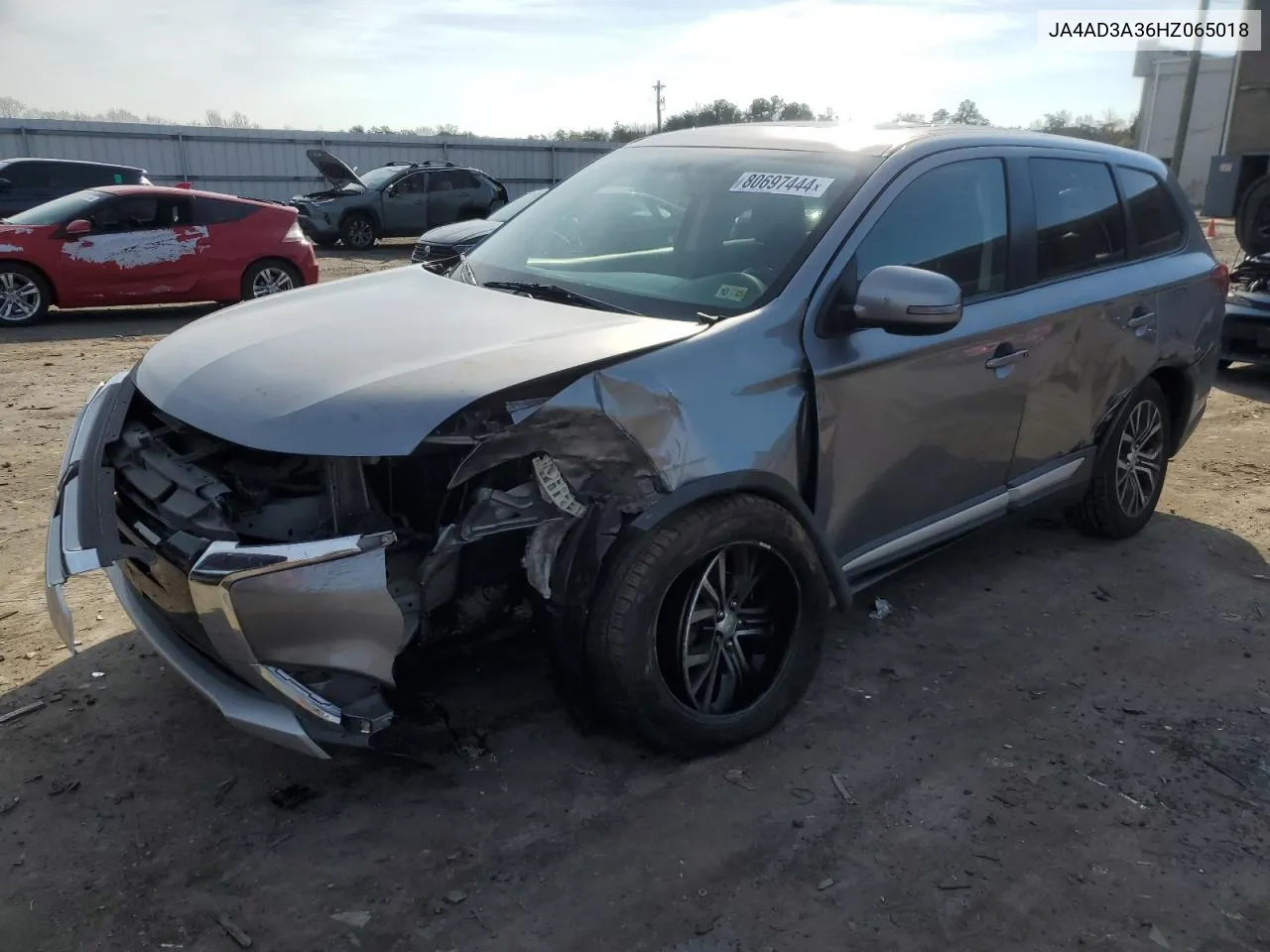 2017 Mitsubishi Outlander Se VIN: JA4AD3A36HZ065018 Lot: 80697444