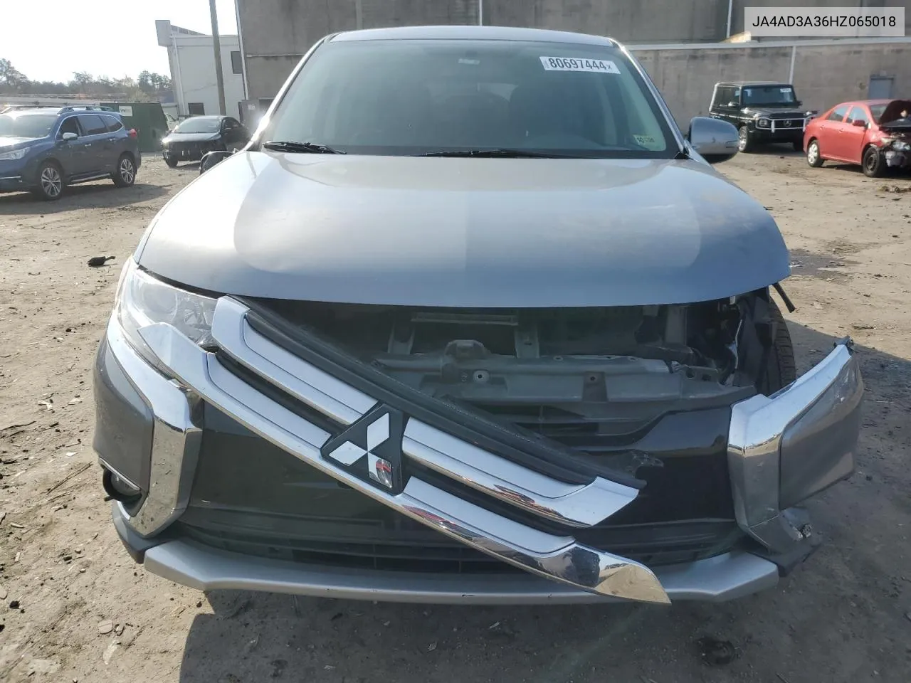 2017 Mitsubishi Outlander Se VIN: JA4AD3A36HZ065018 Lot: 80697444