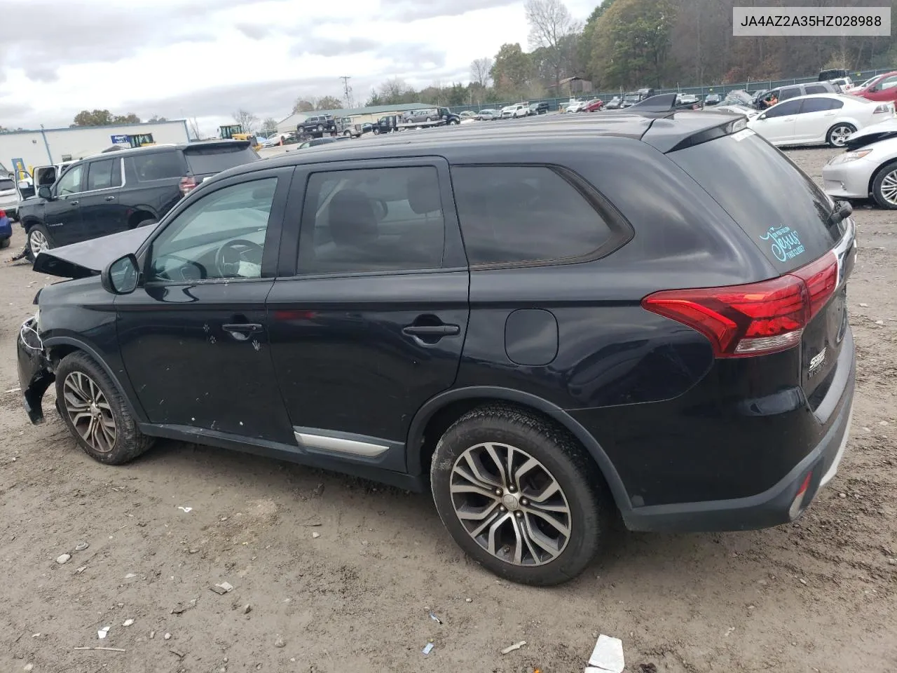 2017 Mitsubishi Outlander Es VIN: JA4AZ2A35HZ028988 Lot: 81033814