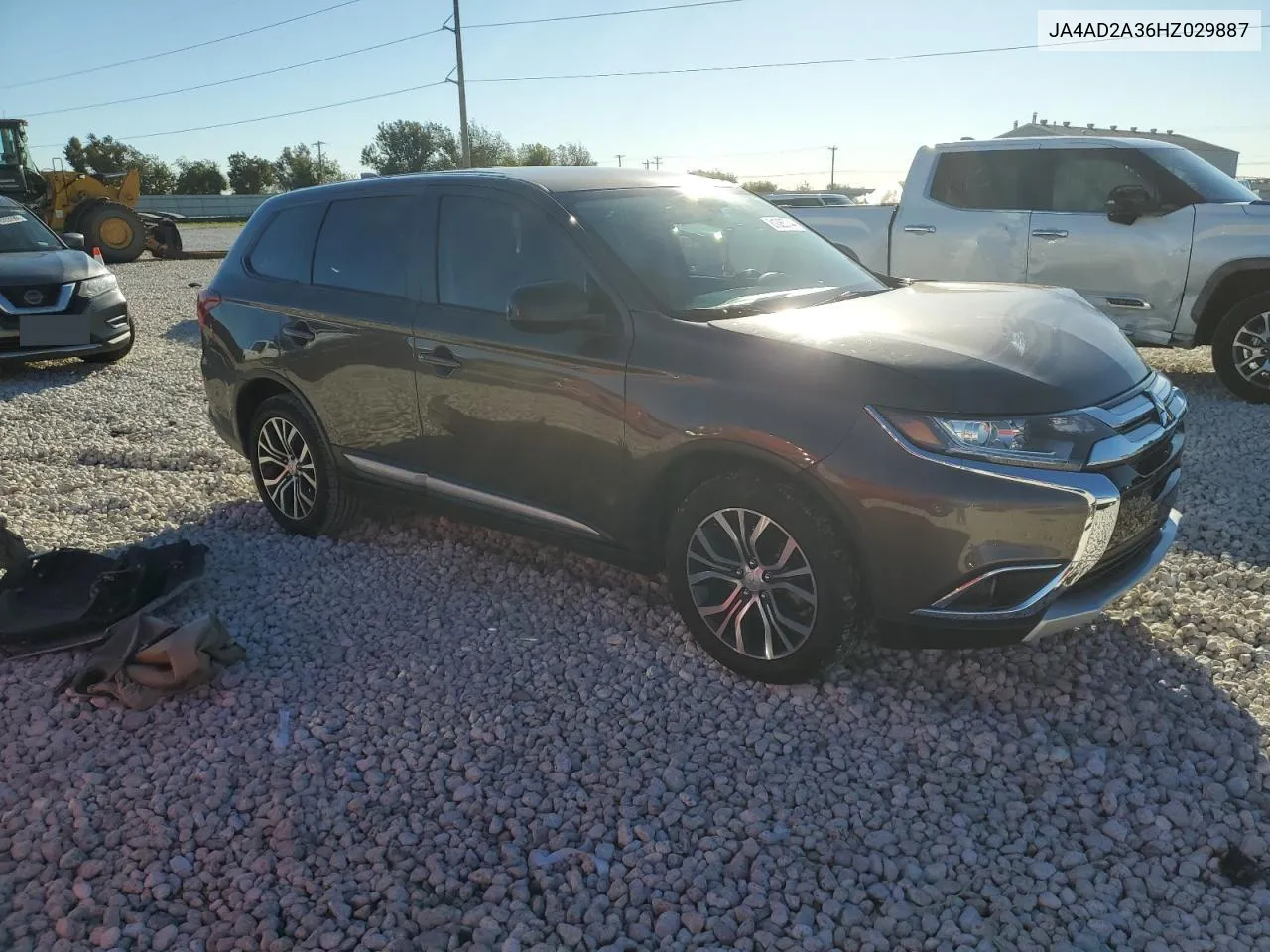 2017 Mitsubishi Outlander Es VIN: JA4AD2A36HZ029887 Lot: 81085744