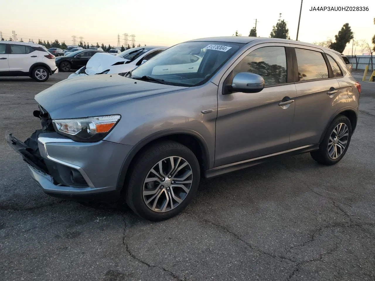 2017 Mitsubishi Outlander Sport Es VIN: JA4AP3AU0HZ028336 Lot: 81378304