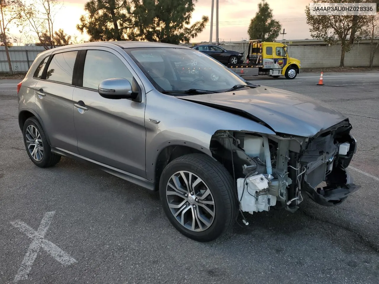 2017 Mitsubishi Outlander Sport Es VIN: JA4AP3AU0HZ028336 Lot: 81378304