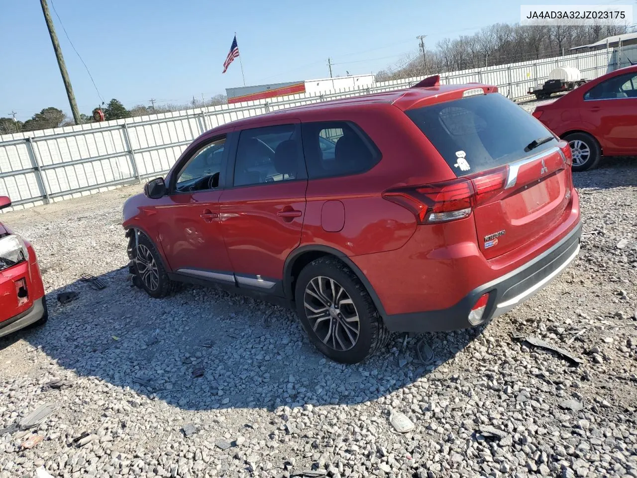 2018 Mitsubishi Outlander Se VIN: JA4AD3A32JZ023175 Lot: 43880844