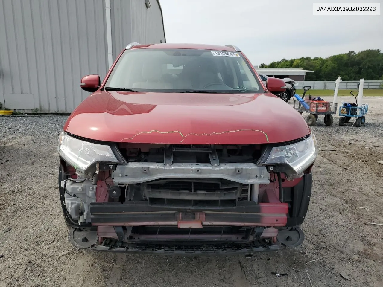 2018 Mitsubishi Outlander Se VIN: JA4AD3A39JZ032293 Lot: 49195644