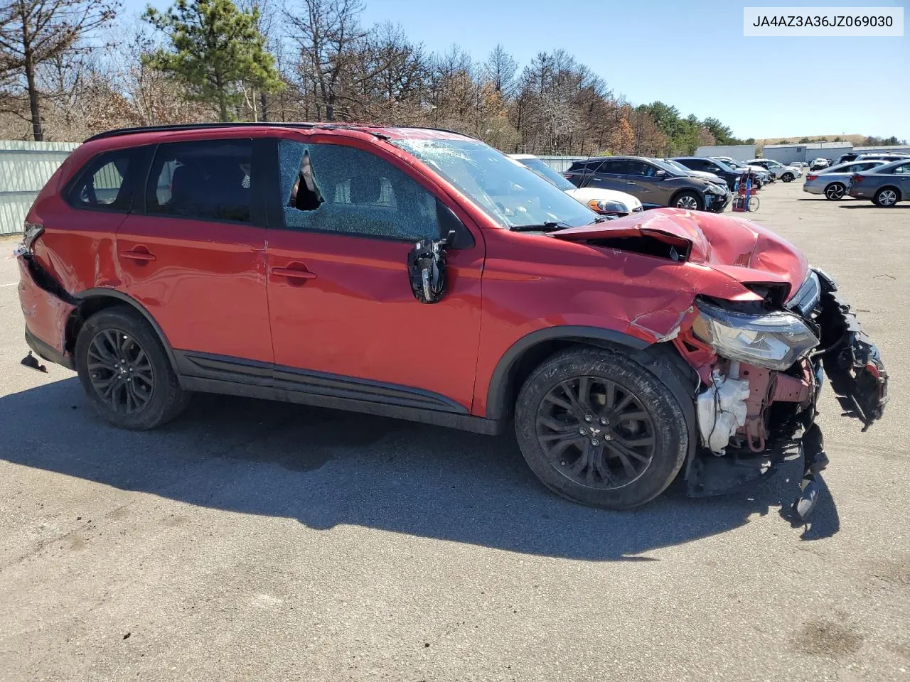 2018 Mitsubishi Outlander Se VIN: JA4AZ3A36JZ069030 Lot: 51387724