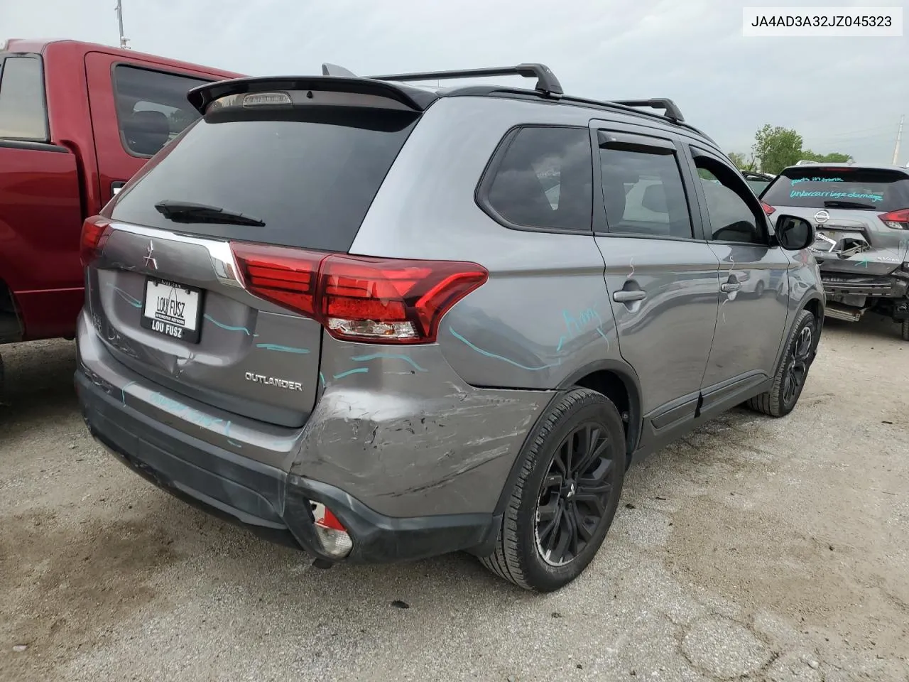 2018 Mitsubishi Outlander Se VIN: JA4AD3A32JZ045323 Lot: 52991924