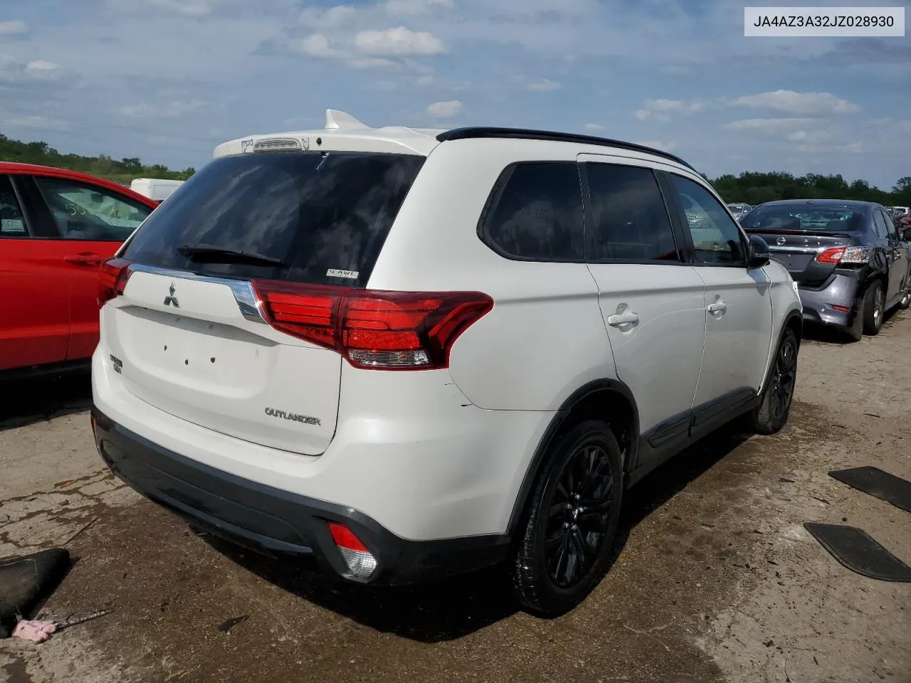 2018 Mitsubishi Outlander Se VIN: JA4AZ3A32JZ028930 Lot: 55317714