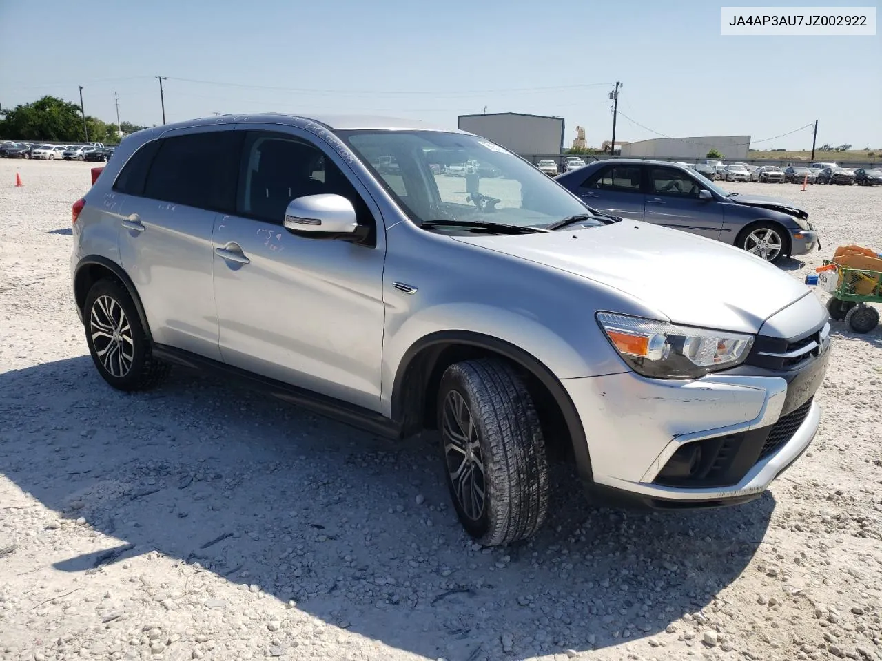 2018 Mitsubishi Outlander Sport Es VIN: JA4AP3AU7JZ002922 Lot: 56631934