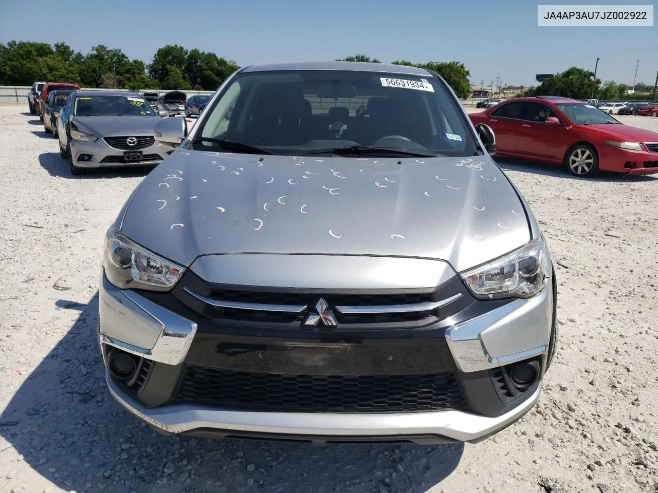 2018 Mitsubishi Outlander Sport Es VIN: JA4AP3AU7JZ002922 Lot: 56631934