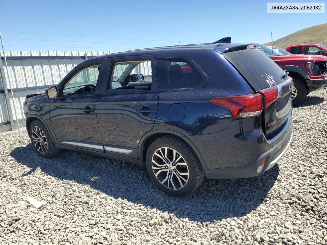 2018 Mitsubishi Outlander Se VIN: JA4AZ3A35JZ052932 Lot: 57707064