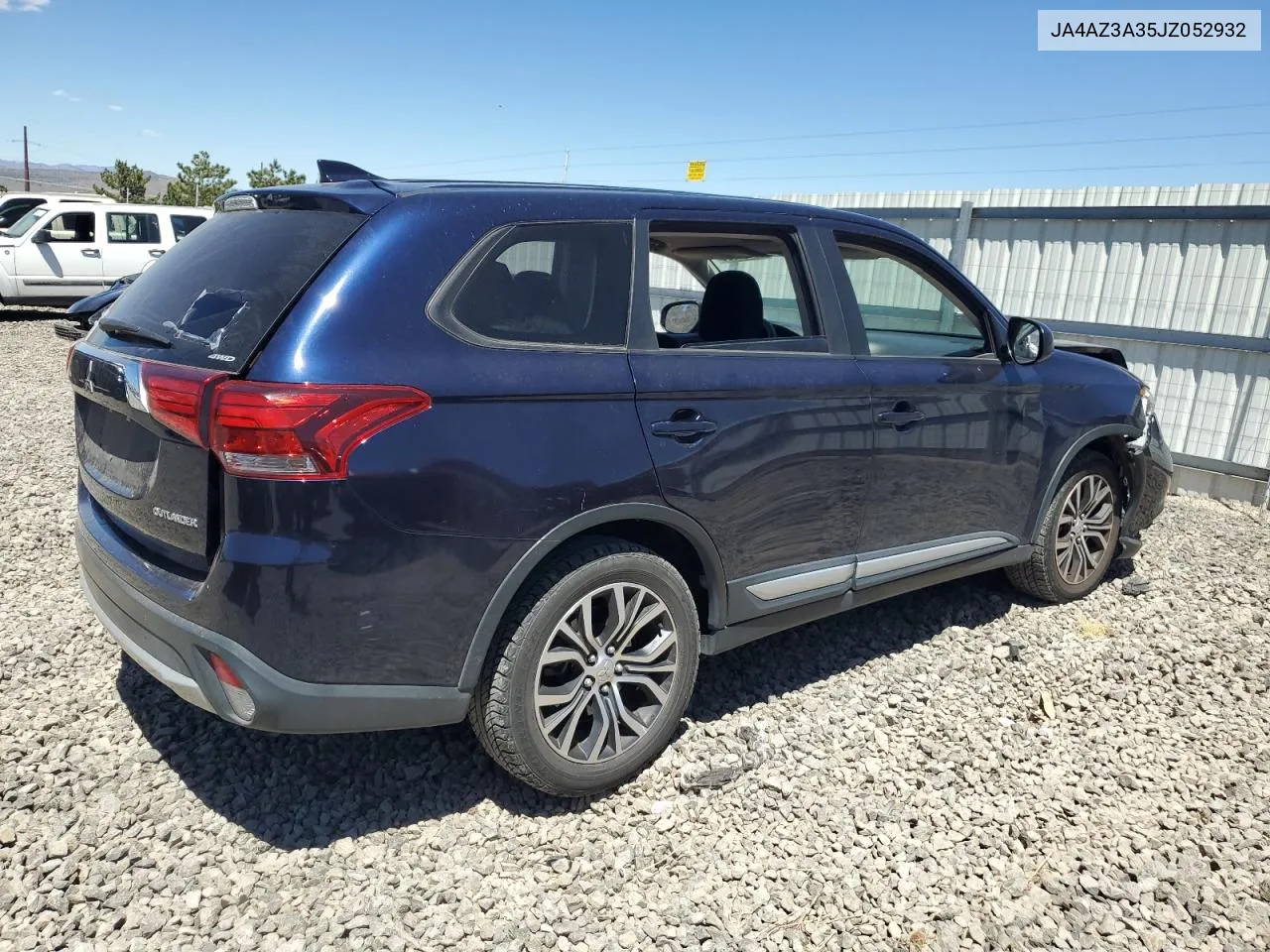 2018 Mitsubishi Outlander Se VIN: JA4AZ3A35JZ052932 Lot: 57707064