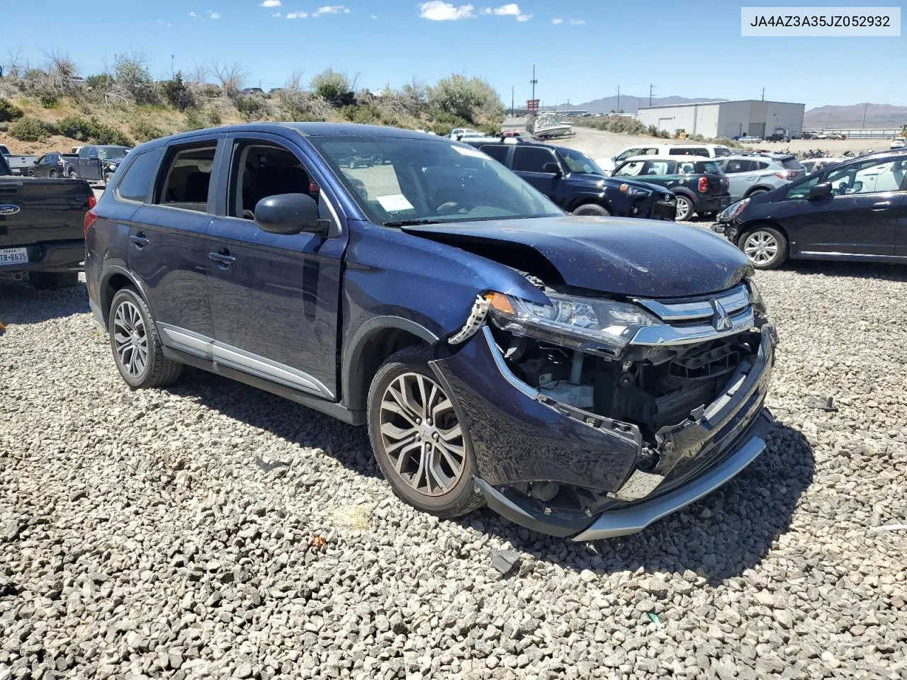 2018 Mitsubishi Outlander Se VIN: JA4AZ3A35JZ052932 Lot: 57707064