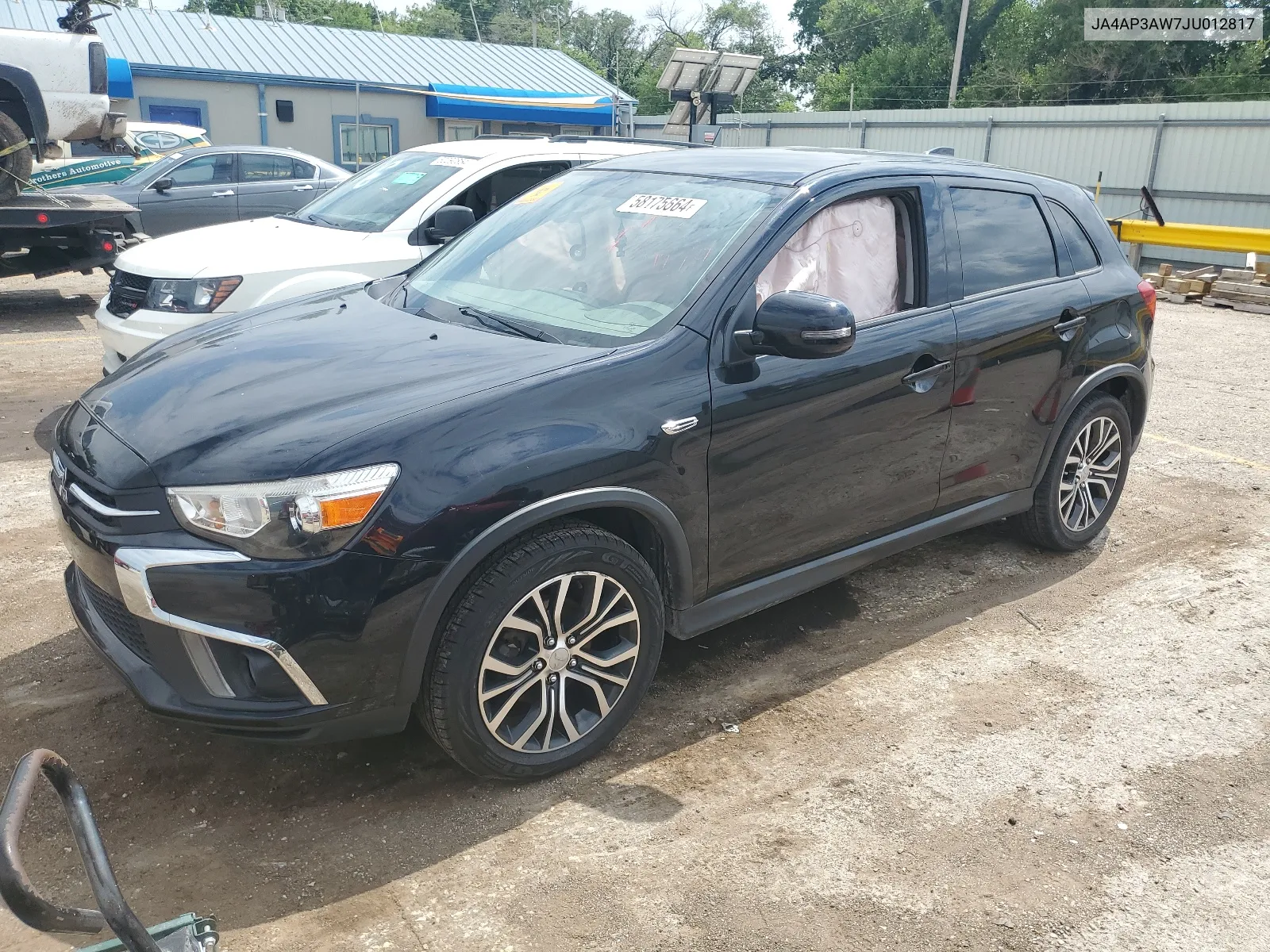 2018 Mitsubishi Outlander Sport Es VIN: JA4AP3AW7JU012817 Lot: 58175664