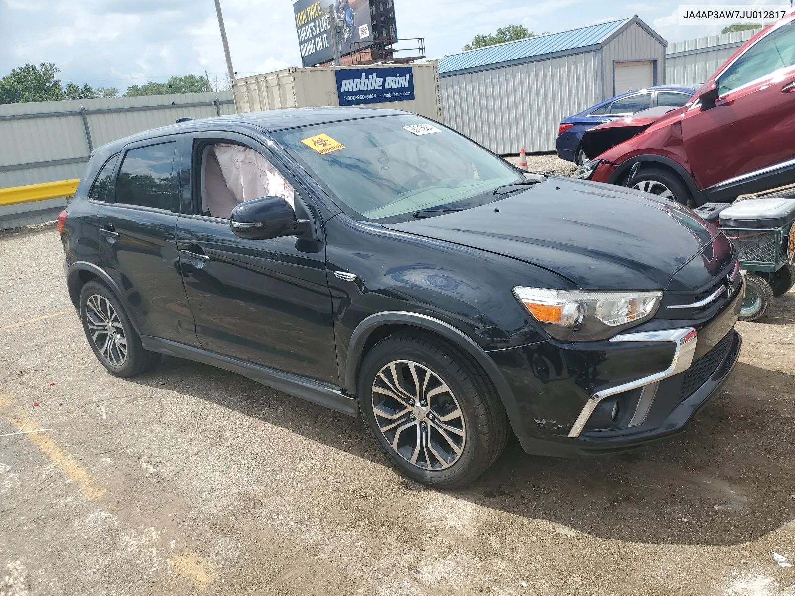 2018 Mitsubishi Outlander Sport Es VIN: JA4AP3AW7JU012817 Lot: 58175664