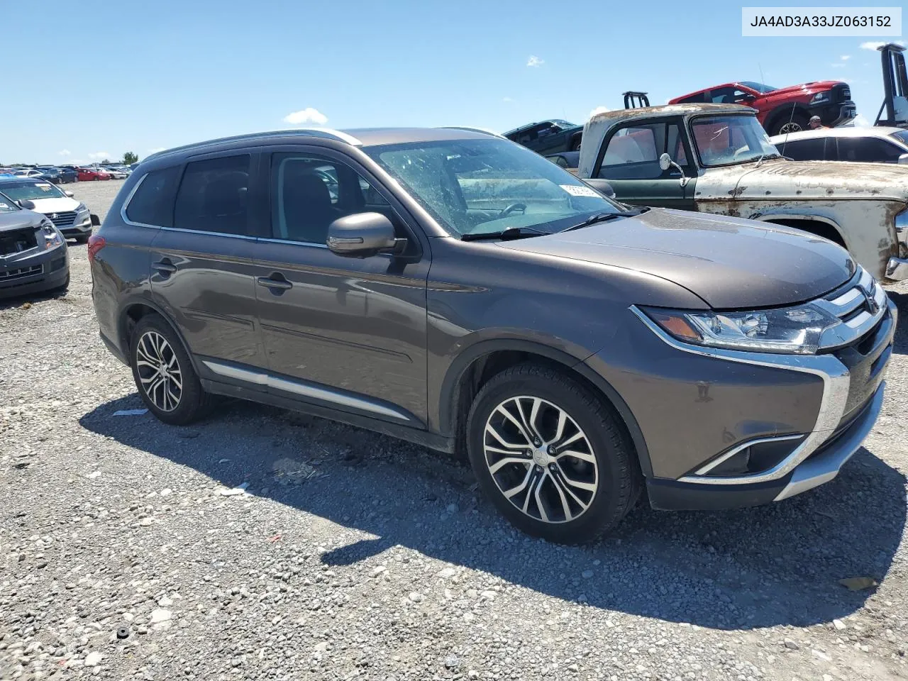 2018 Mitsubishi Outlander Se VIN: JA4AD3A33JZ063152 Lot: 58278964