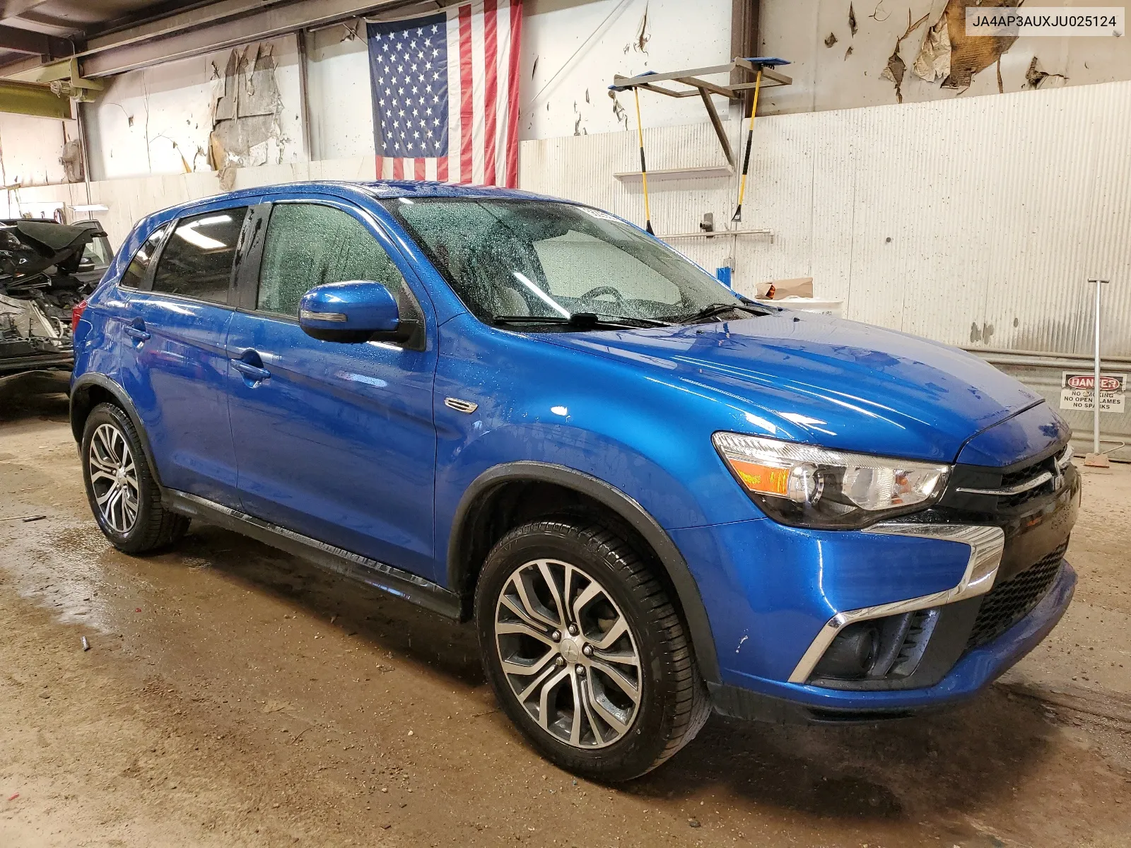 2018 Mitsubishi Outlander Sport Es VIN: JA4AP3AUXJU025124 Lot: 58295674