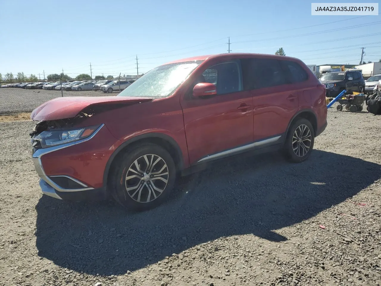 2018 Mitsubishi Outlander Se VIN: JA4AZ3A35JZ041719 Lot: 60112644