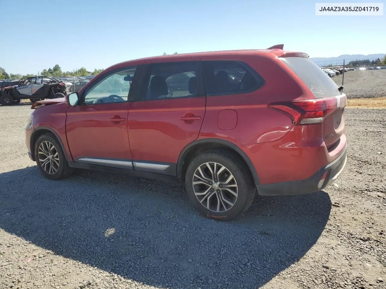 2018 Mitsubishi Outlander Se VIN: JA4AZ3A35JZ041719 Lot: 60112644