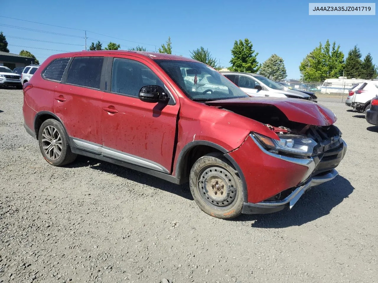 2018 Mitsubishi Outlander Se VIN: JA4AZ3A35JZ041719 Lot: 60112644