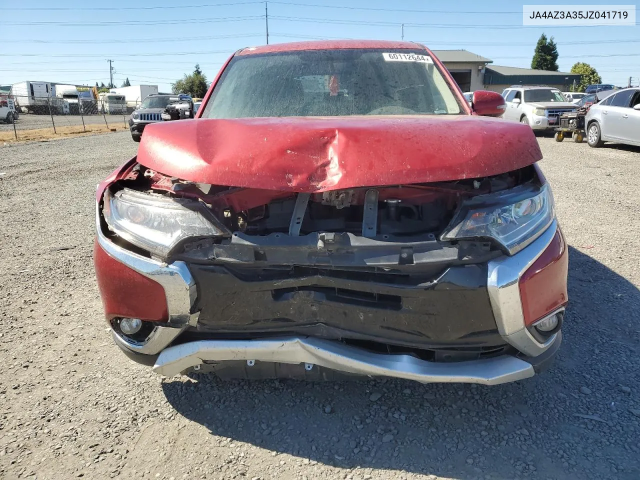 2018 Mitsubishi Outlander Se VIN: JA4AZ3A35JZ041719 Lot: 60112644