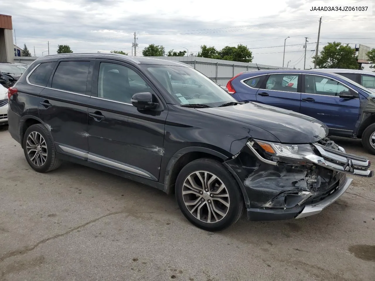 2018 Mitsubishi Outlander Se VIN: JA4AD3A34JZ061037 Lot: 62015924