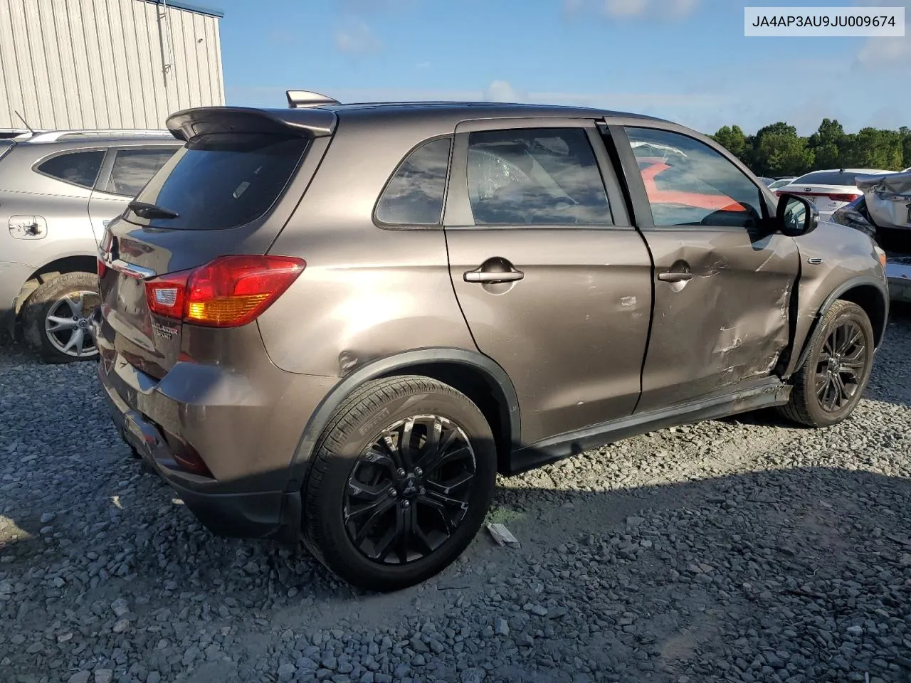 2018 Mitsubishi Outlander Sport Es VIN: JA4AP3AU9JU009674 Lot: 62498724