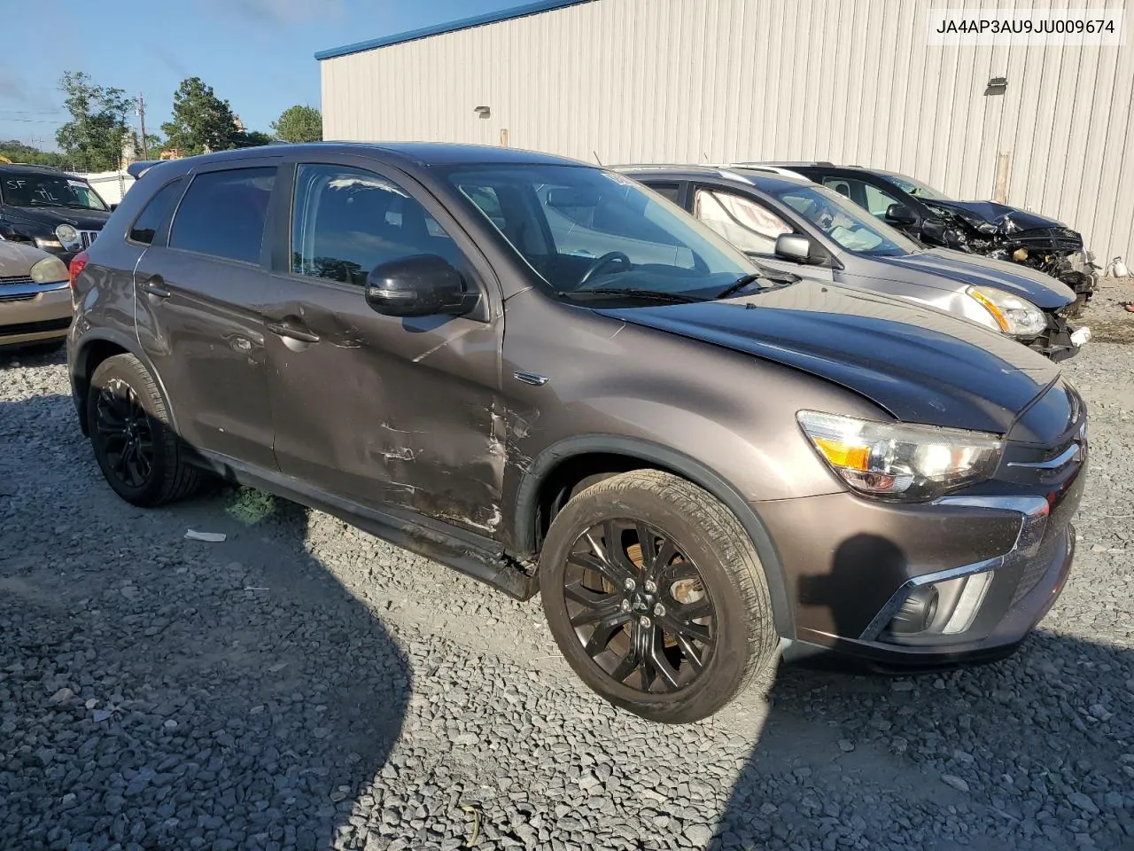 2018 Mitsubishi Outlander Sport Es VIN: JA4AP3AU9JU009674 Lot: 62498724