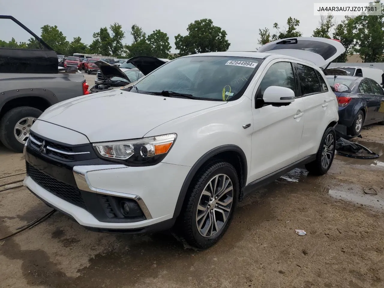 2018 Mitsubishi Outlander Sport Es VIN: JA4AR3AU7JZ017981 Lot: 62544994