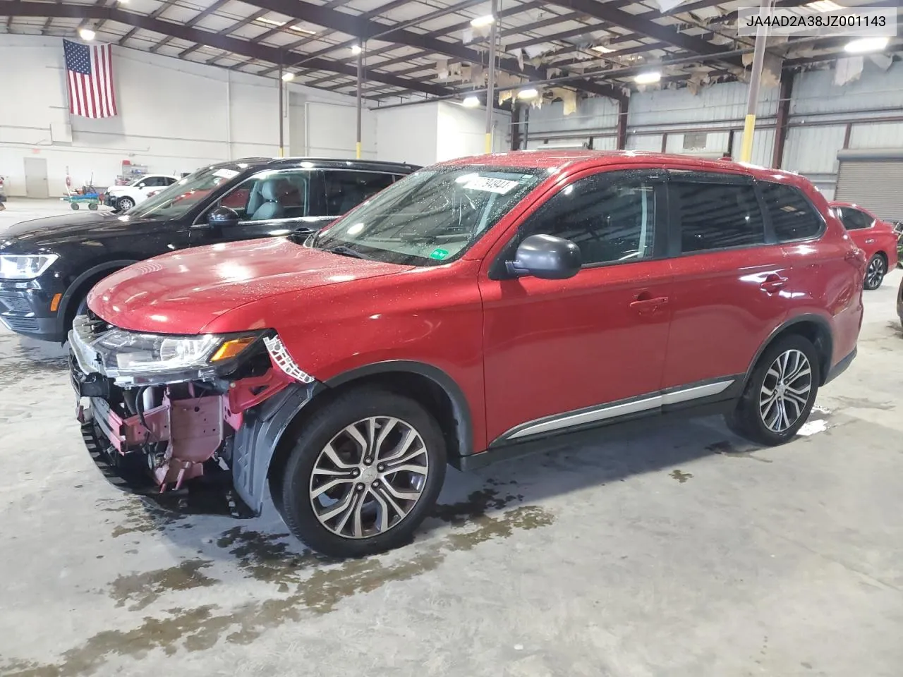 2018 Mitsubishi Outlander Es VIN: JA4AD2A38JZ001143 Lot: 62794944