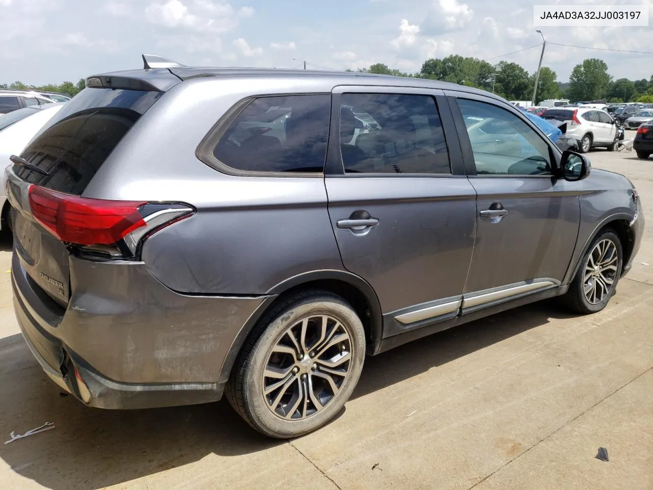 2018 Mitsubishi Outlander Se VIN: JA4AD3A32JJ003197 Lot: 63625364