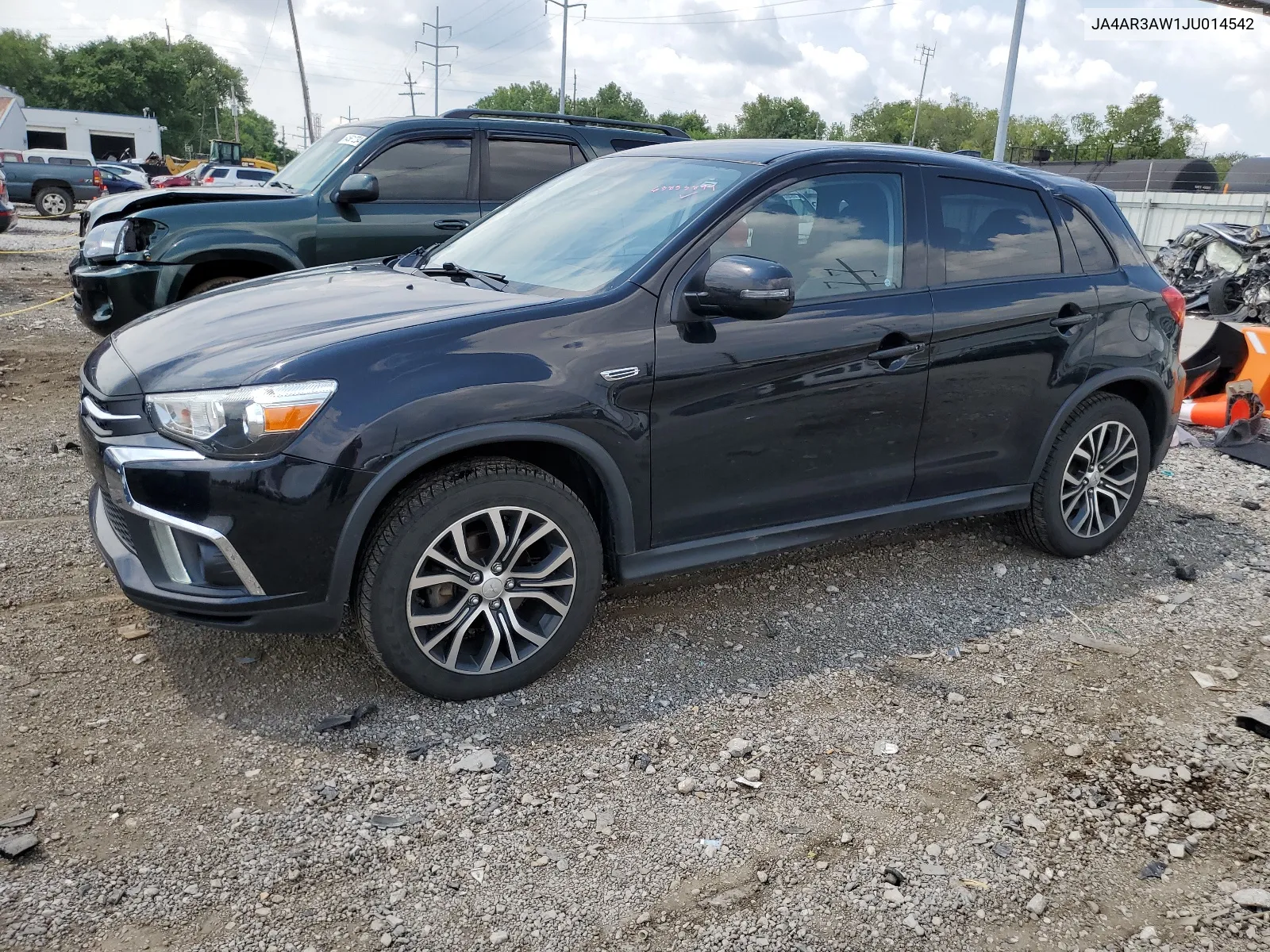 2018 Mitsubishi Outlander Sport Es VIN: JA4AR3AW1JU014542 Lot: 63853894