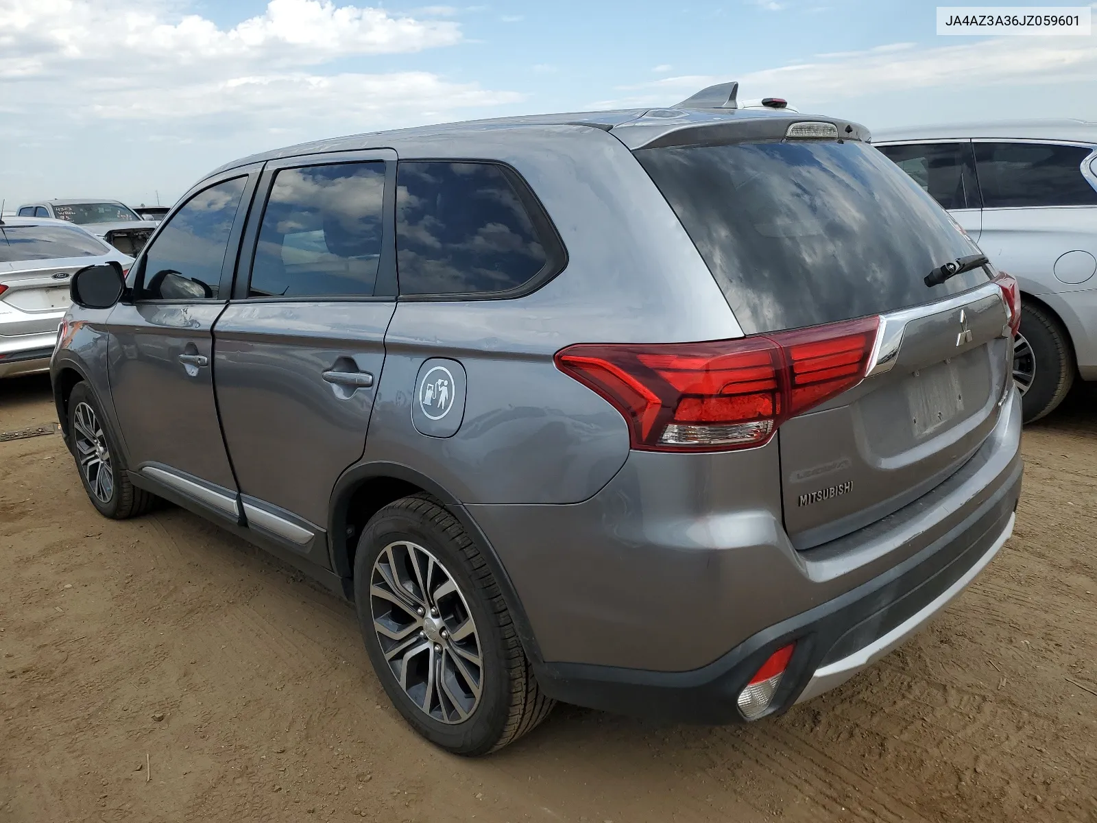 2018 Mitsubishi Outlander Se VIN: JA4AZ3A36JZ059601 Lot: 64212254