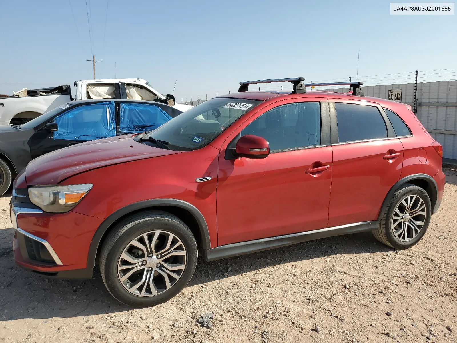 2018 Mitsubishi Outlander Sport Es VIN: JA4AP3AU3JZ001685 Lot: 64282754