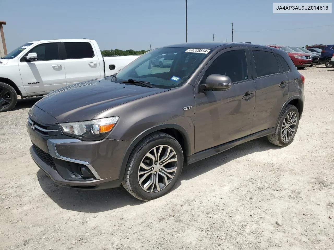 2018 Mitsubishi Outlander Sport Es VIN: JA4AP3AU9JZ014618 Lot: 64320554