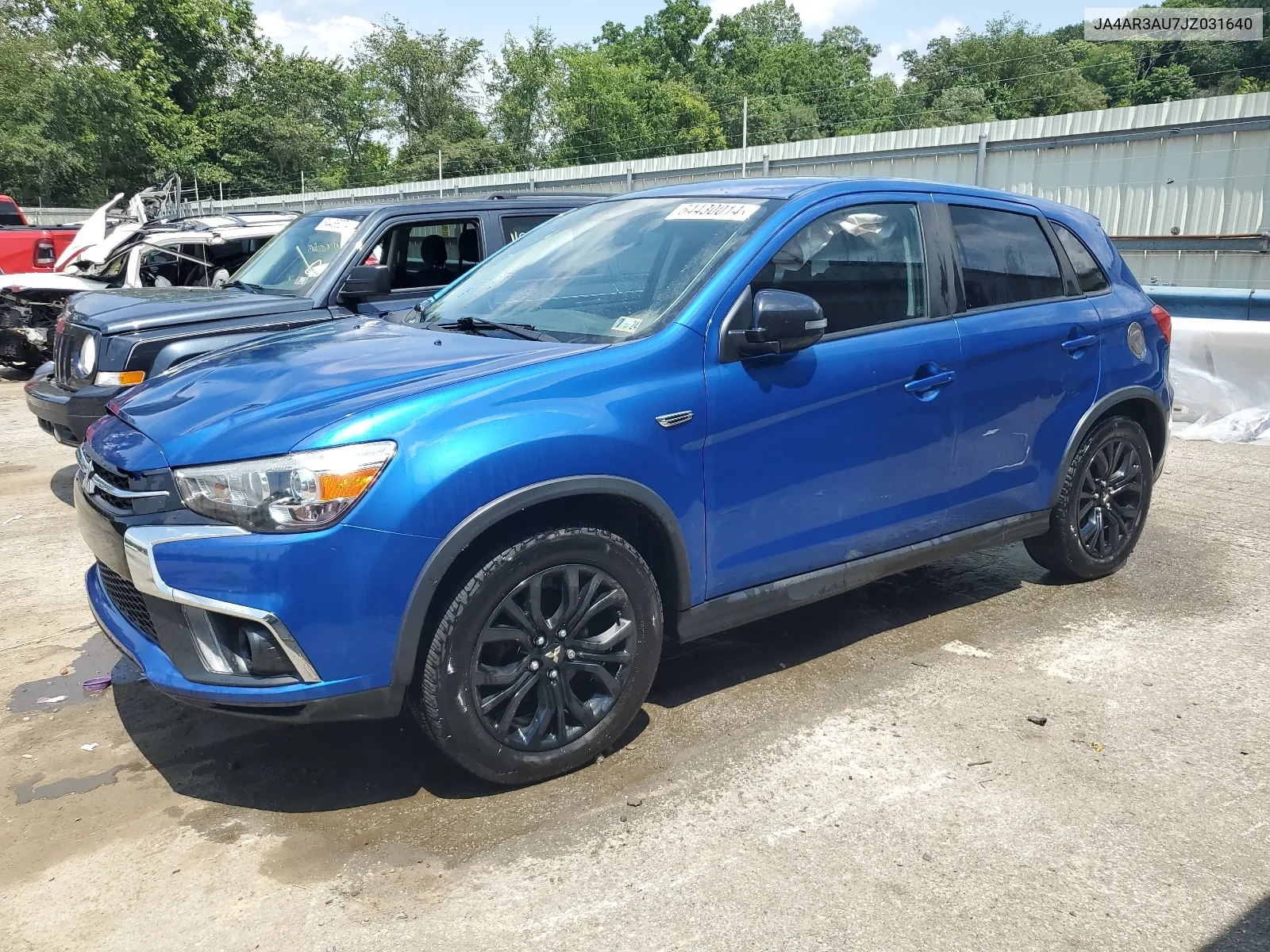 2018 Mitsubishi Outlander Sport Es VIN: JA4AR3AU7JZ031640 Lot: 64430014