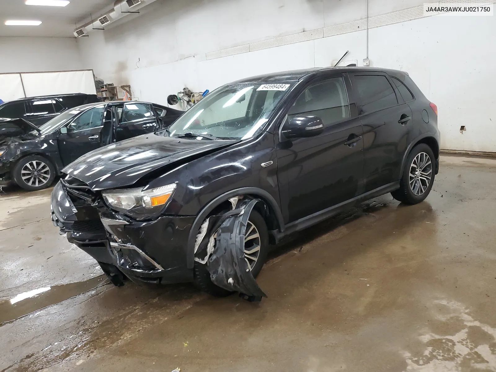 2018 Mitsubishi Outlander Sport Es VIN: JA4AR3AWXJU021750 Lot: 64599484