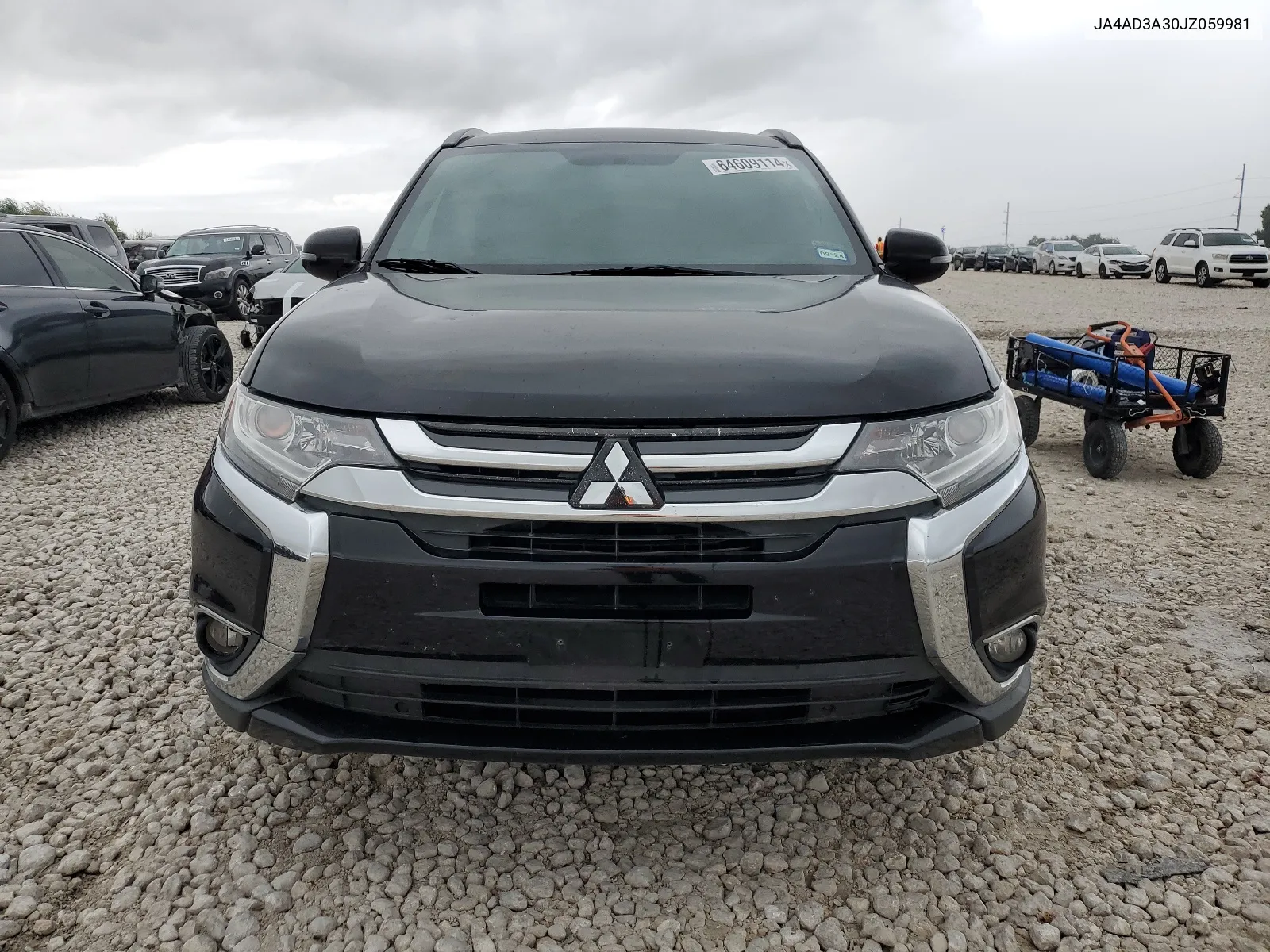 2018 Mitsubishi Outlander Se VIN: JA4AD3A30JZ059981 Lot: 64609114