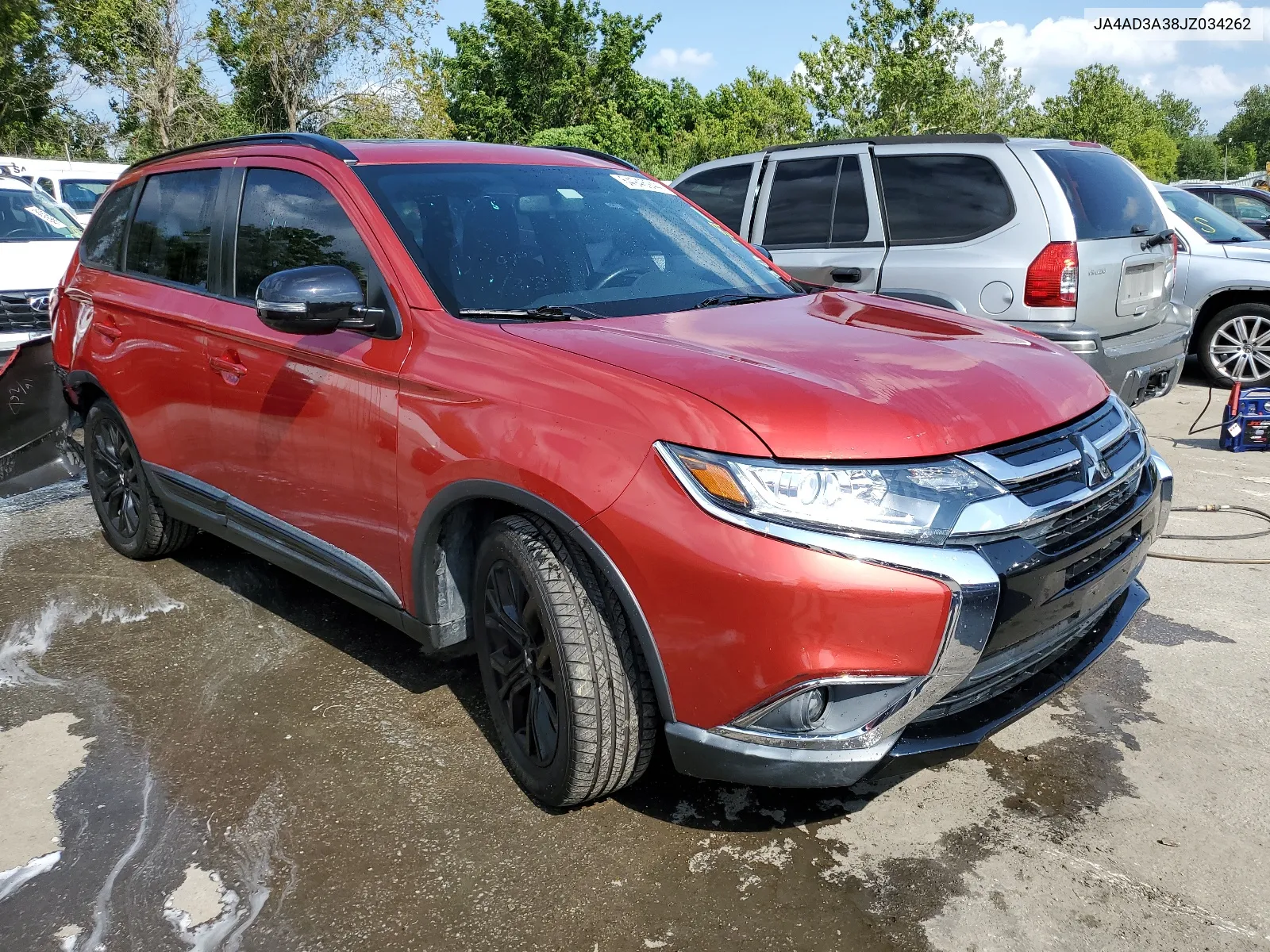 2018 Mitsubishi Outlander Se VIN: JA4AD3A38JZ034262 Lot: 64946944