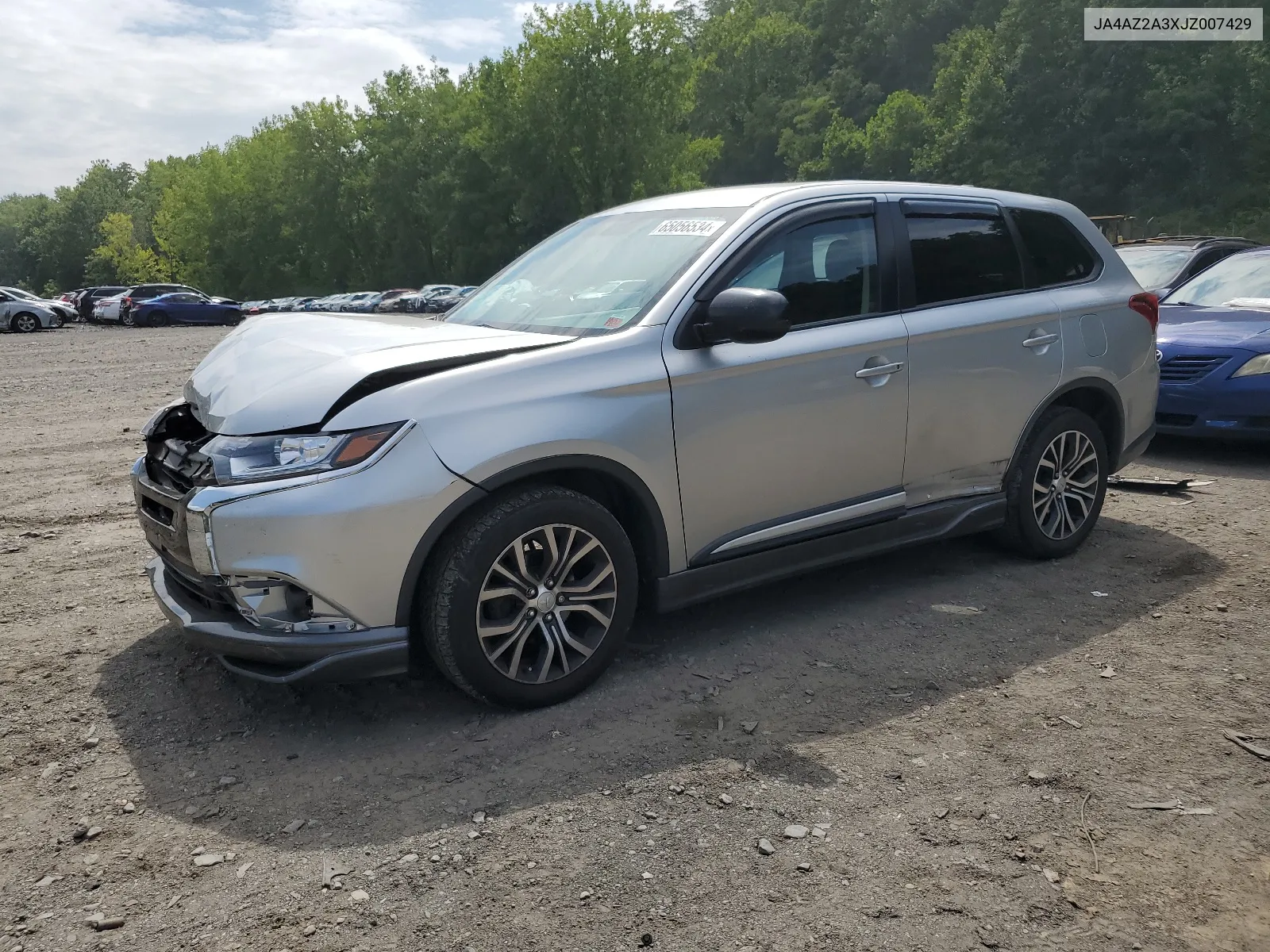 2018 Mitsubishi Outlander Es VIN: JA4AZ2A3XJZ007429 Lot: 65056534