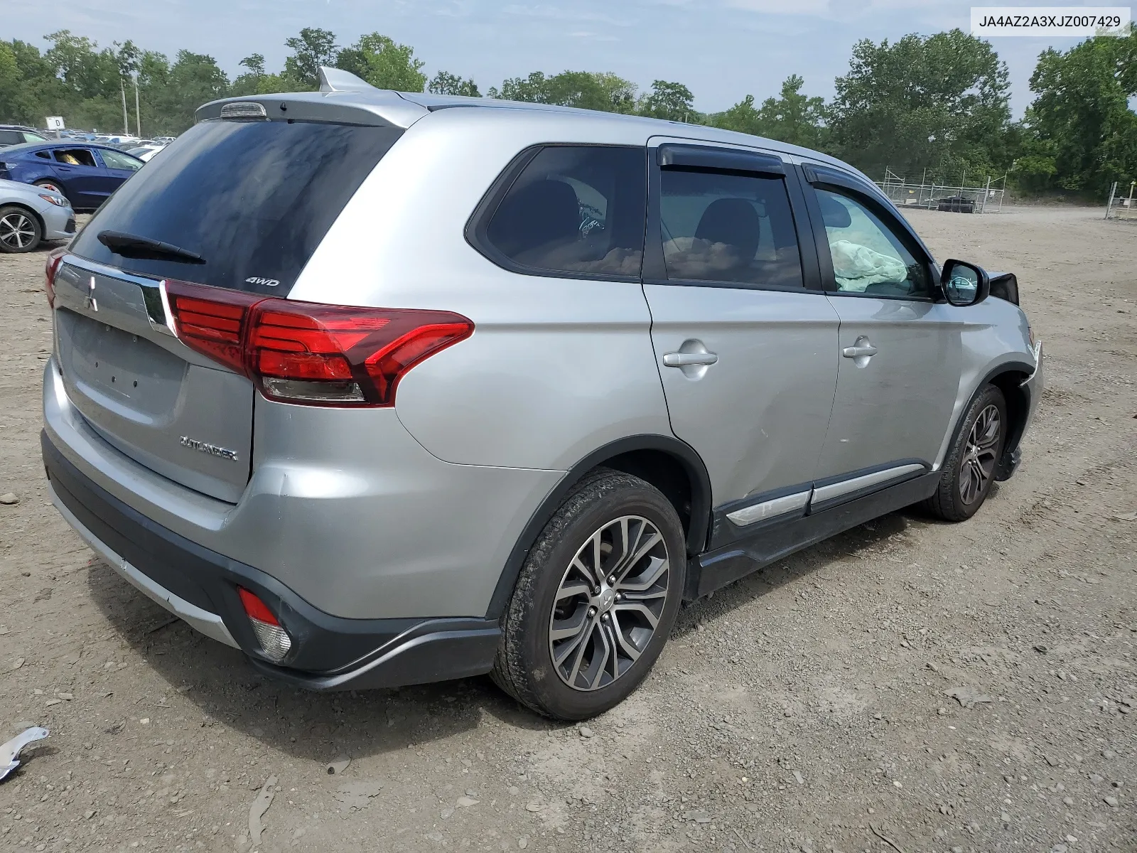 2018 Mitsubishi Outlander Es VIN: JA4AZ2A3XJZ007429 Lot: 65056534